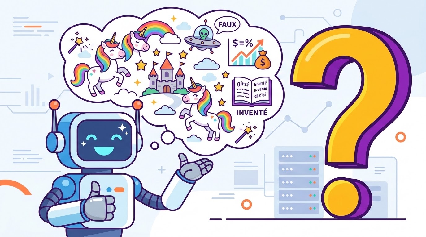 Illustration — Qu'est-ce qu'une "hallucination" en intelligence artificiell